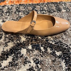 J. Crew Nude Patent Mary Jane NIB